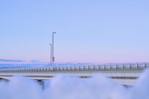 三日月湖のある辺り