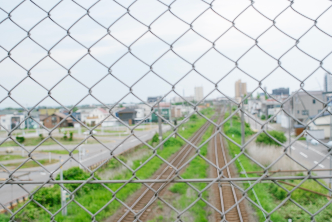 線路の上