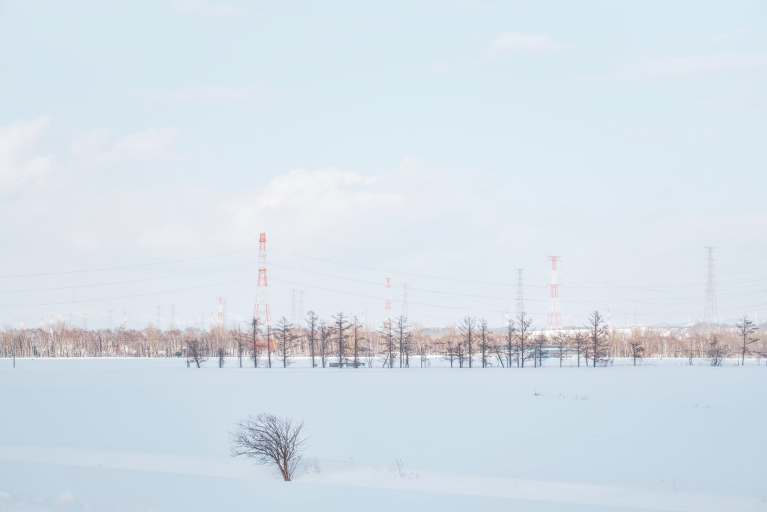 ビトヱの石狩川堤防から