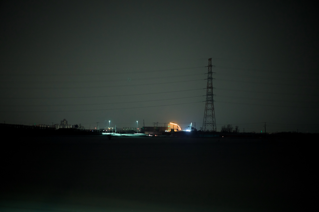 ロイズタウン駅からの夜景