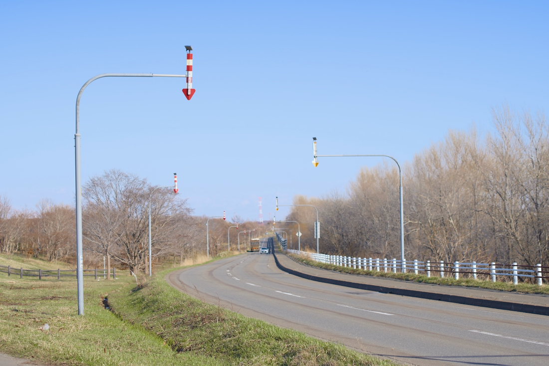 マクンベツ湿原、ミズバショウの駐車場