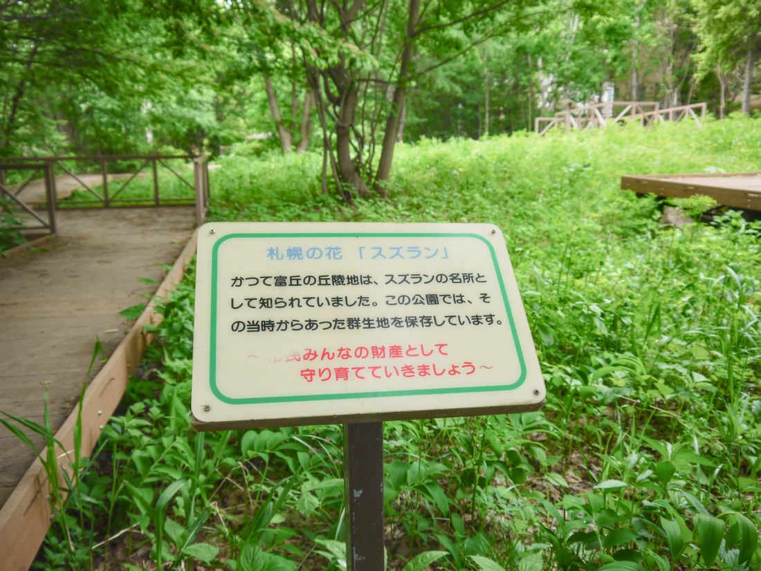 富丘西公園の鈴蘭について