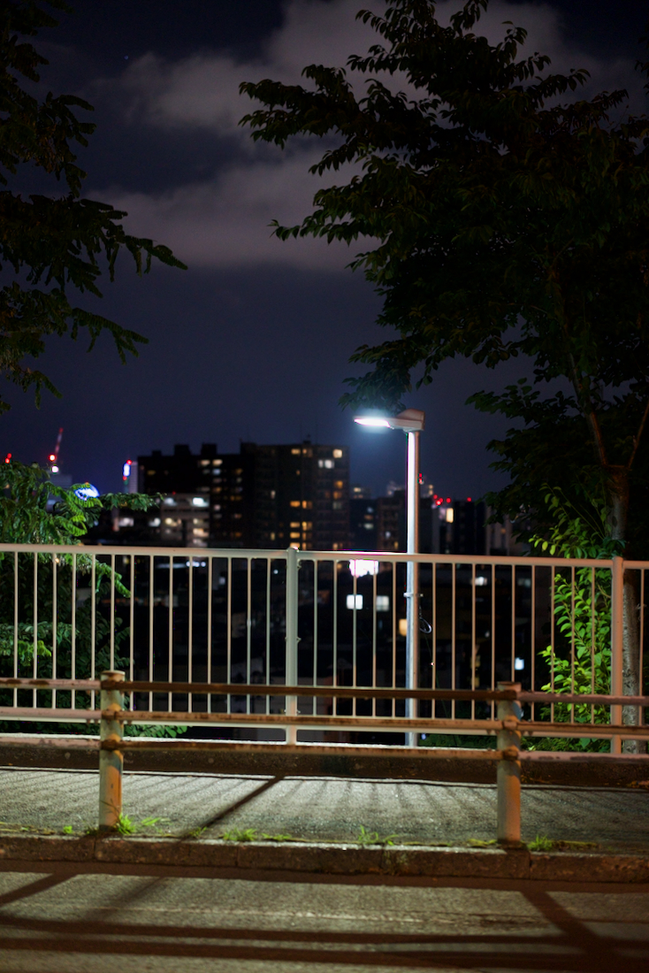 藻岩山麓通からの夜景
