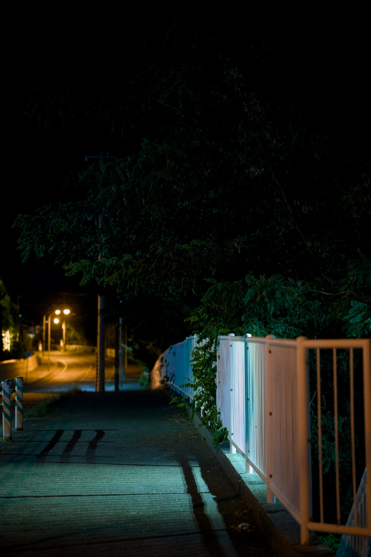 藻岩山麓通と夏の夜