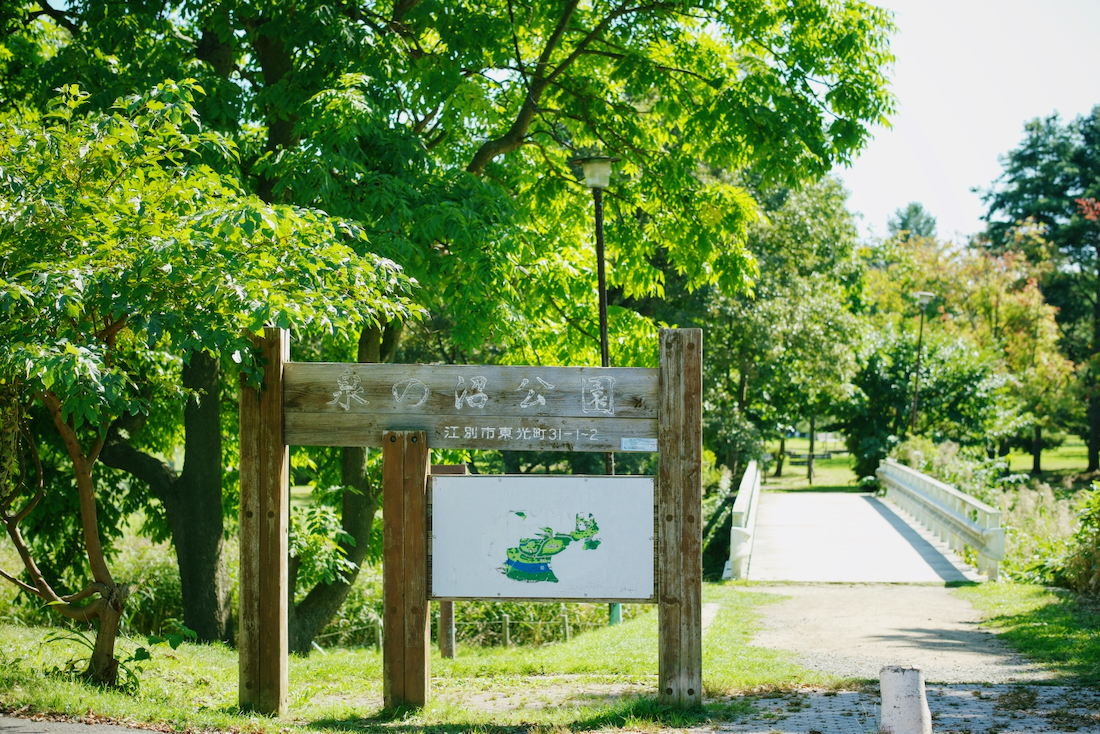 江別市東光町にある「泉の沼公園」